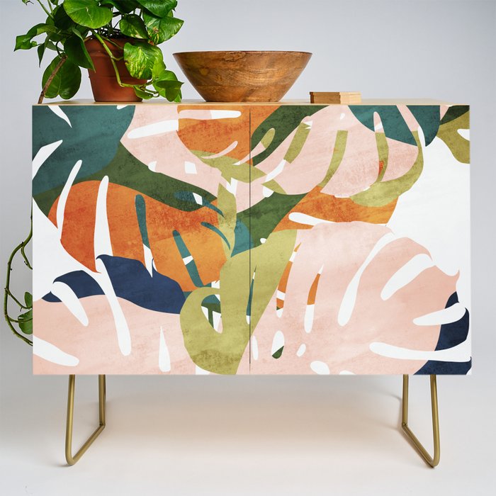Monstera delight Credenza Gallery Image 1