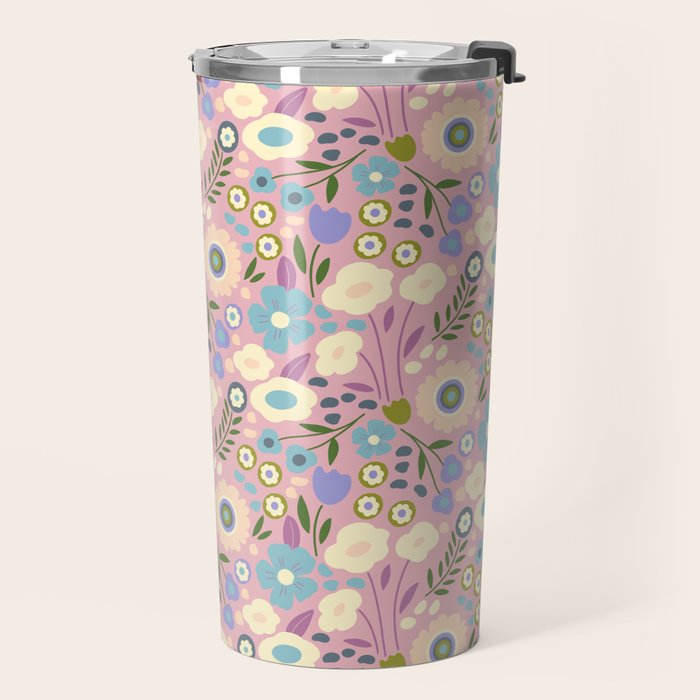 Whimsy Floral  Travel Mug Gallery Image 2