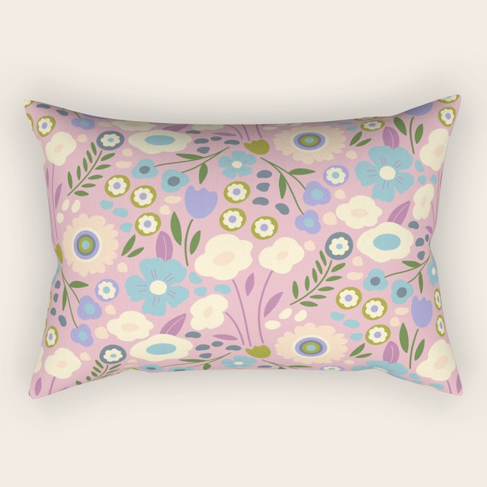 Whimsy Floral  Rectangular Pillow Gallery Image 2