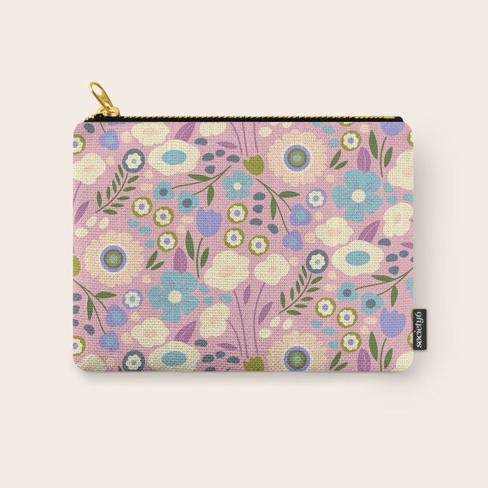 Whimsy Floral  Carry All Pouch Gallery Image 1