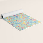 Coastal Oysters on the Beach in Seafoam Green Yoga Mat Gallery Image 2