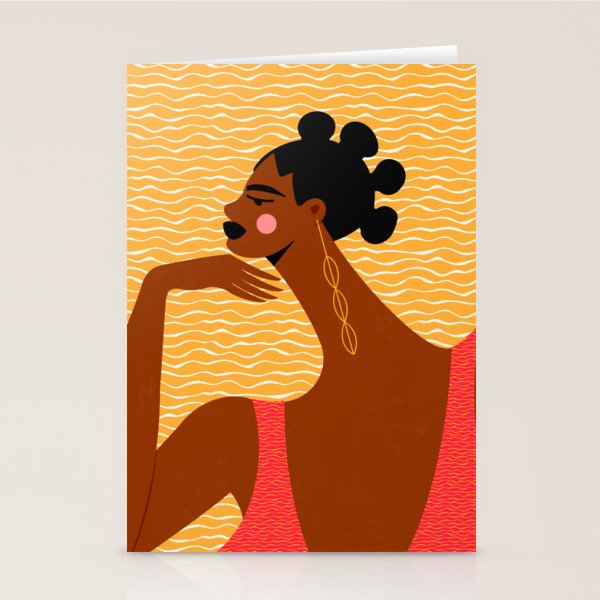 A Wavy Vibe Stationery Card Gallery Image 1