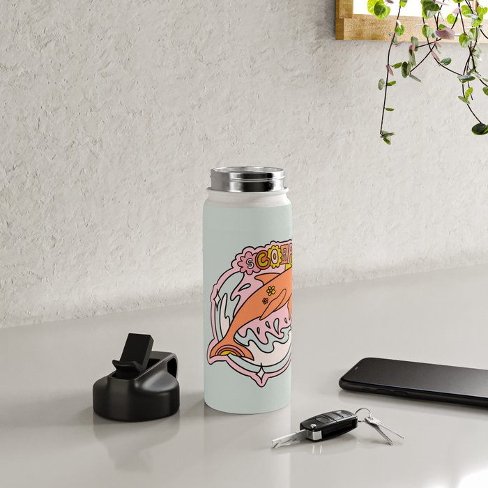 Scorpio Dolphin Water Bottle Gallery Image 4