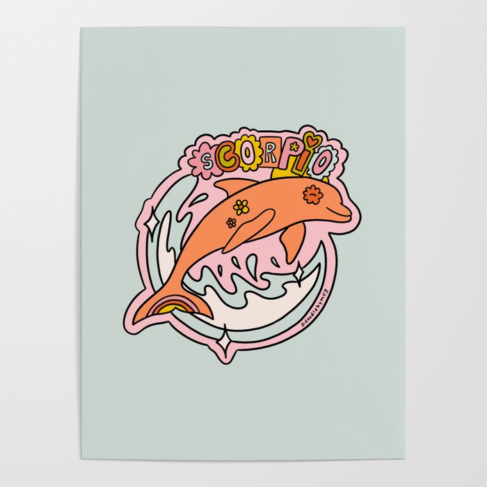 Scorpio Dolphin Poster Gallery Image 4