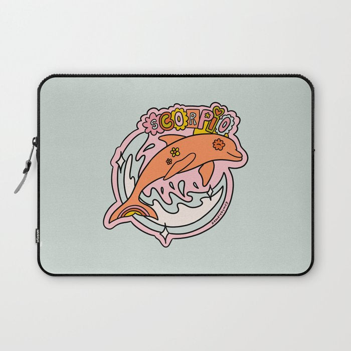Scorpio Dolphin Laptop Sleeve Gallery Image 1