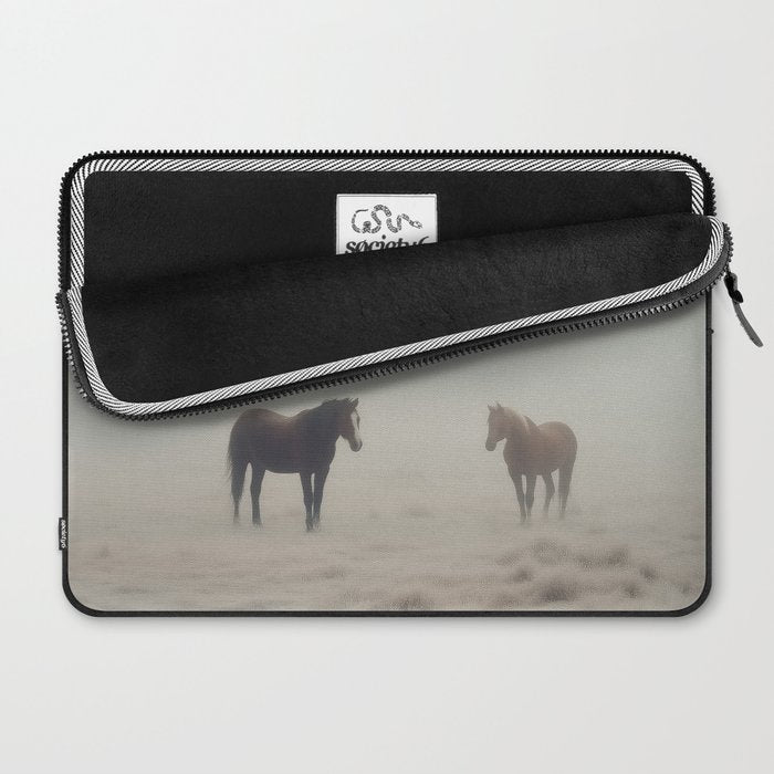 Horses in the Mist I Laptop Sleeve Gallery Image 2