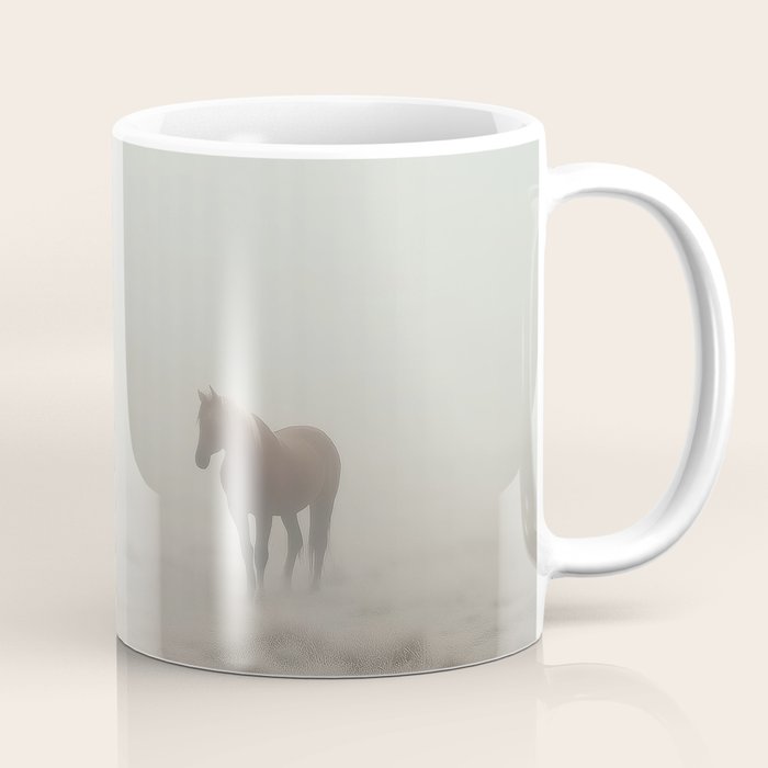 Horses in the Mist I Coffee Mug Gallery Image 1