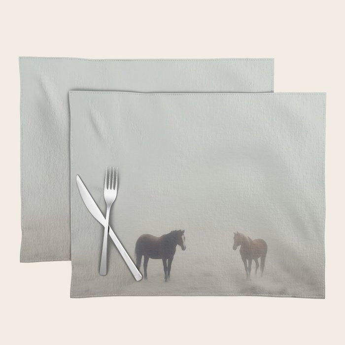 Horses in the Mist I Placemat Gallery Image 1