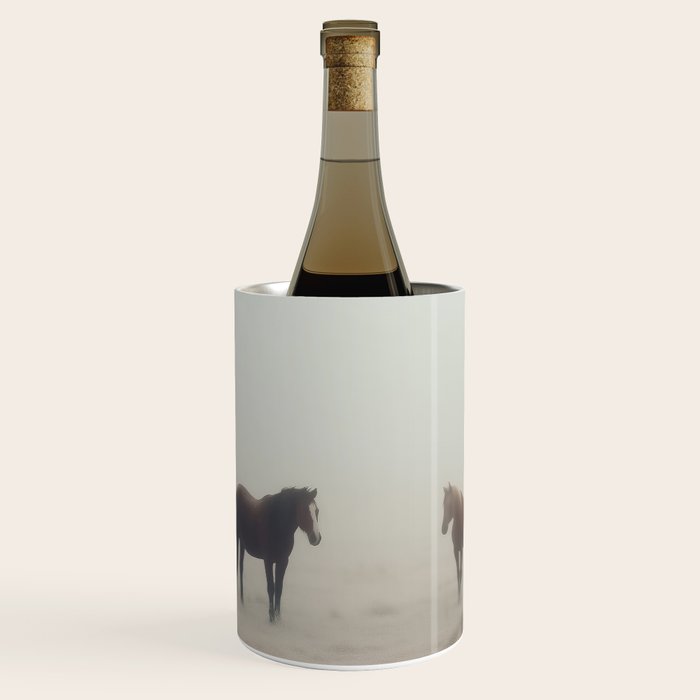 Horses in the Mist I Wine Chiller Gallery Image 1