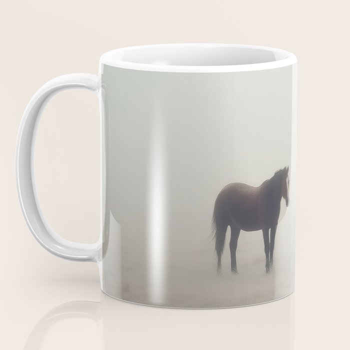 Horses in the Mist I Coffee Mug Gallery Image 3