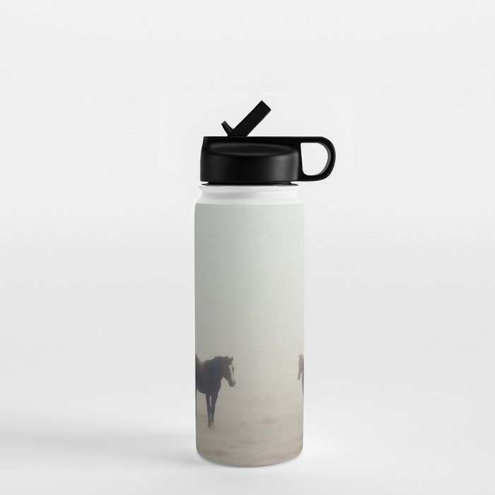 Horses in the Mist I Water Bottle Gallery Image 1