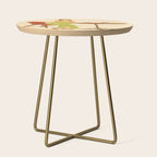 Woman at a Cafe in Rome Side Table Gallery Image 1