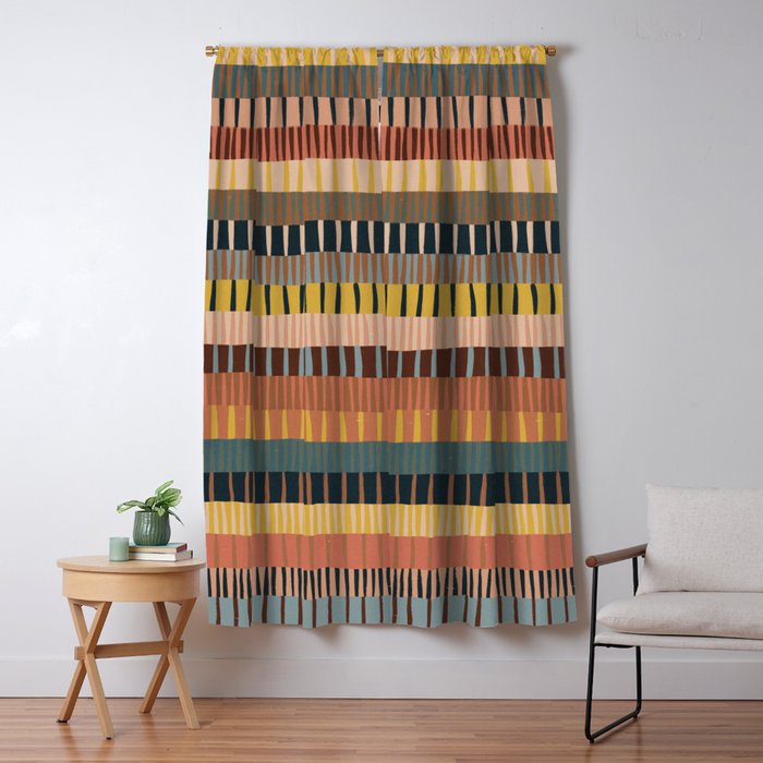 Mix of Stripes #2 Window Curtain Gallery Image 5