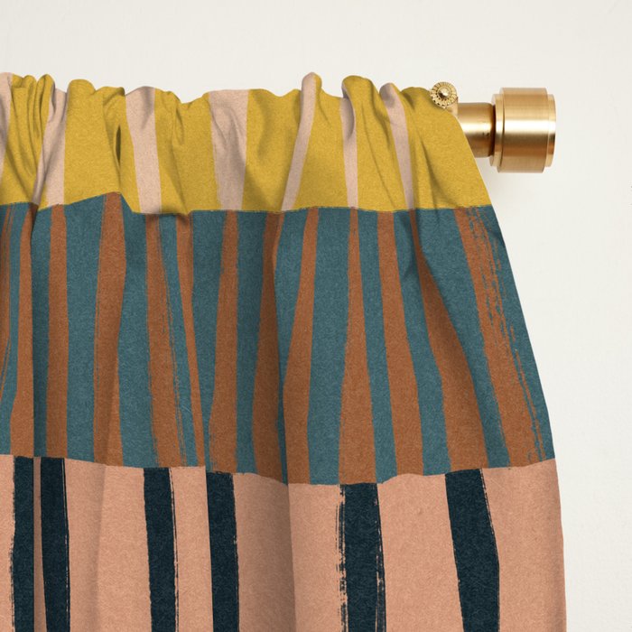 Mix of Stripes #2 Window Curtain Gallery Image 2