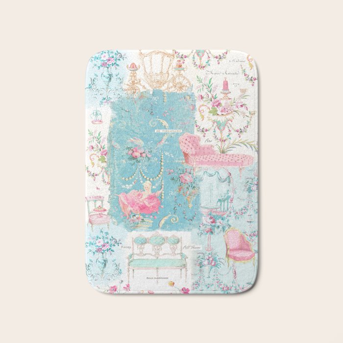 Marie Antoinette, Versailles, Tattered and Torn Bath Mat Gallery Image 1