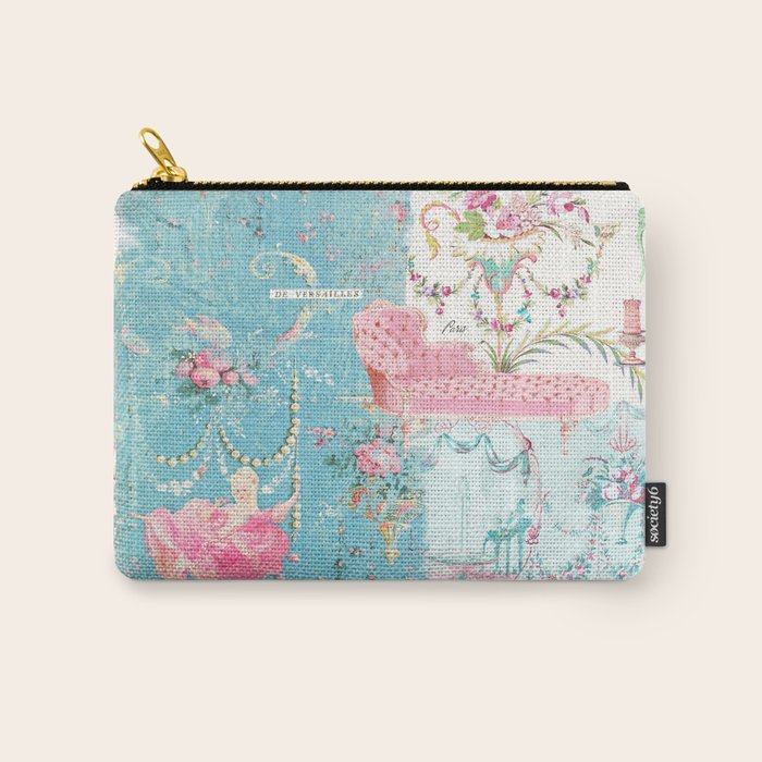 Marie Antoinette, Versailles, Tattered and Torn Carry All Pouch Gallery Image 1