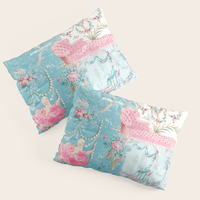 Marie Antoinette, Versailles, Tattered and Torn Pillow Sham Gallery Image 1