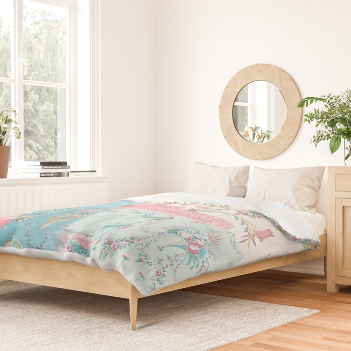Marie Antoinette, Versailles, Tattered and Torn Duvet Cover Gallery Image 2