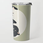 Hidden cat 26 yin yang hug Travel Mug Gallery Image 2