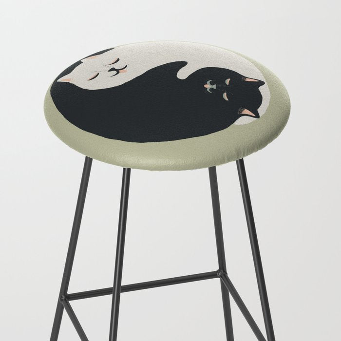 Hidden cat 26 yin yang hug Stool Gallery Image 2