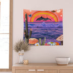 Pisces Collage Wall Tapestry Gallery Image 2
