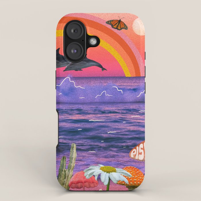 Pisces Collage iPhone Case Gallery Image 1