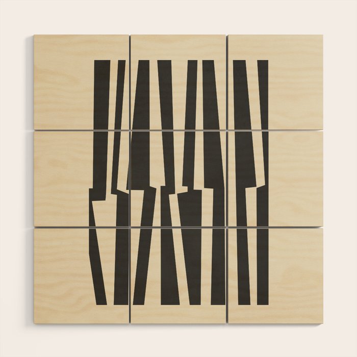 Geometrical Play 5 Wood Wall Art Gallery Image 1