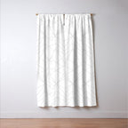 Geometric White Gray Modern Pattern  Window Curtain Gallery Image 3