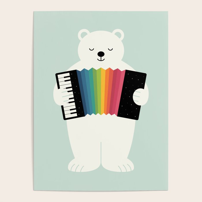 Aurora Accordionist Poster Gallery Image 1