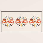 A Pair Of Festive Birds Desk Mat Gallery Image 3