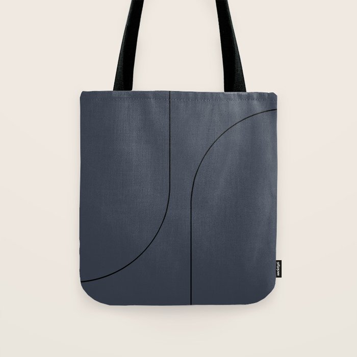 Modern Minimal Line Abstract XXXI Tote Bag Gallery Image 1
