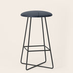 Modern Minimal Line Abstract XXXI Stool Gallery Image 1
