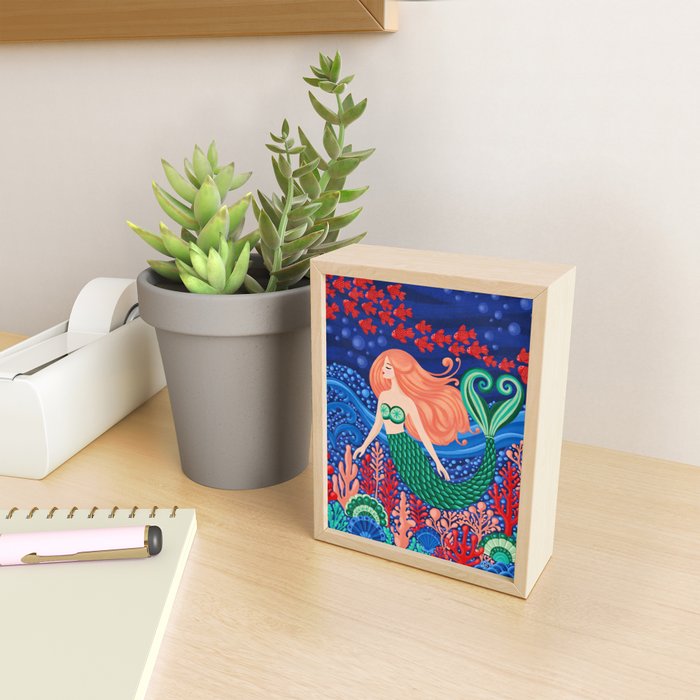 Mermaid's Song of the Sea Mini Art Print Gallery Image 2