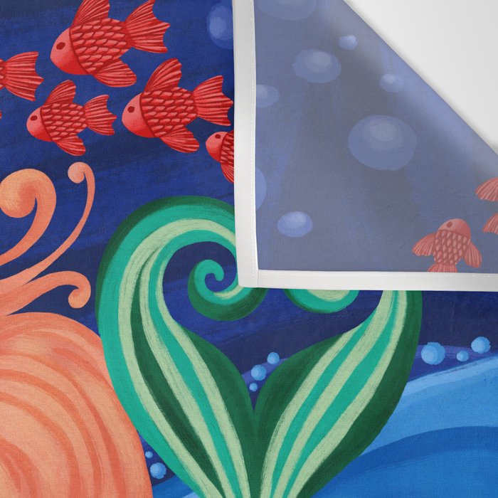 Mermaid's Song of the Sea Wall Tapestry Gallery Image 3