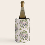 Tyrannosaurus & Sassafras | Dinosaur Botanical Art Wine Chiller Gallery Image 2