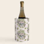 Tyrannosaurus & Sassafras | Dinosaur Botanical Art Wine Chiller Gallery Image 3