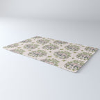 Tyrannosaurus & Sassafras | Dinosaur Botanical Art Rug Gallery Image 3