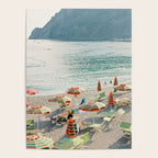 Monterosso al Mare, Cinque Terre | Beach with umbrellas | Travel Photography Print Poster Gallery Image 4