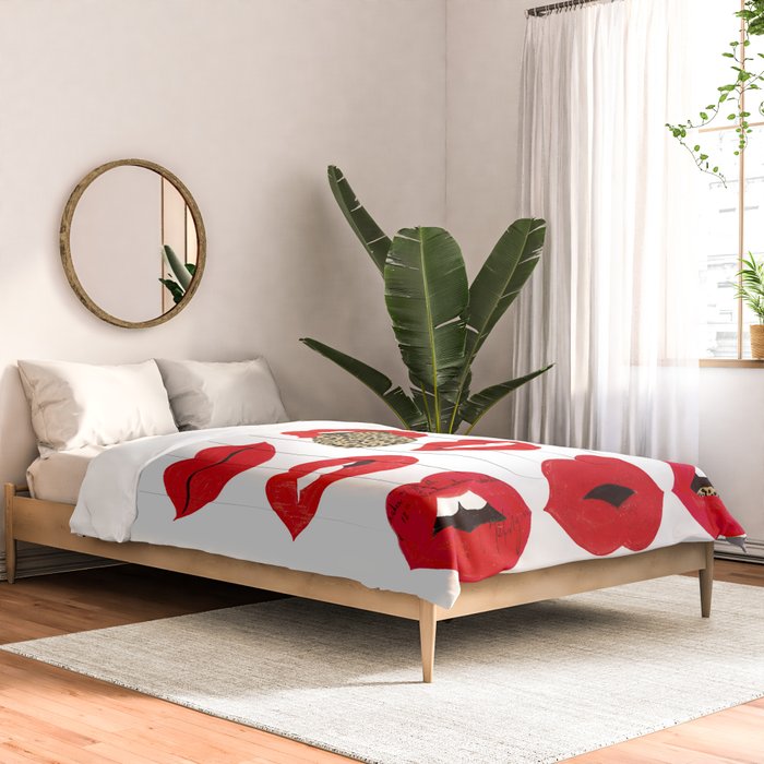 Leopard Lips of Love Comforter Gallery Image 2