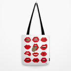 Leopard Lips of Love Tote Bag Gallery Image 2