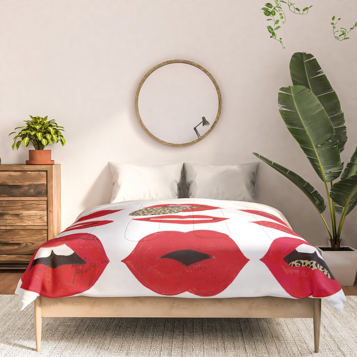 Leopard Lips of Love Comforter Gallery Image 3