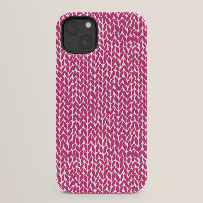Hand Knit Hot Pink iPhone Case Gallery Image 22