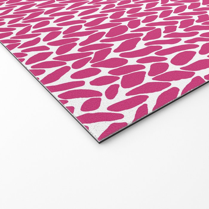 Hand Knit Hot Pink Welcome Mat Gallery Image 2