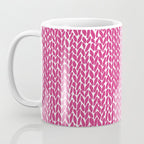 Hand Knit Hot Pink Coffee Mug Gallery Image 3