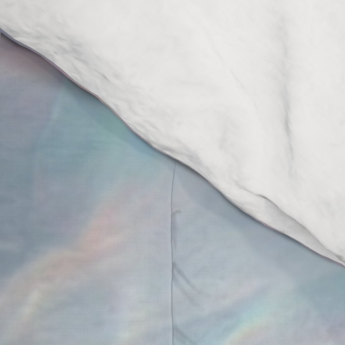 Iridescent Water Glow with Pastel Sparkle Reflections Comforter Gallery Image 4