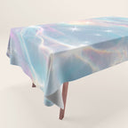 Iridescent Water Glow with Pastel Sparkle Reflections Tablecloth Gallery Image 1