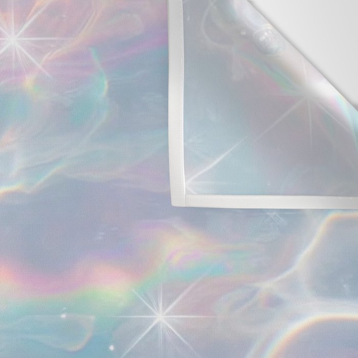 Iridescent Water Glow with Pastel Sparkle Reflections Wall Tapestry Gallery Image 3