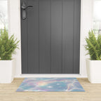 Iridescent Water Glow with Pastel Sparkle Reflections Welcome Mat Gallery Image 3