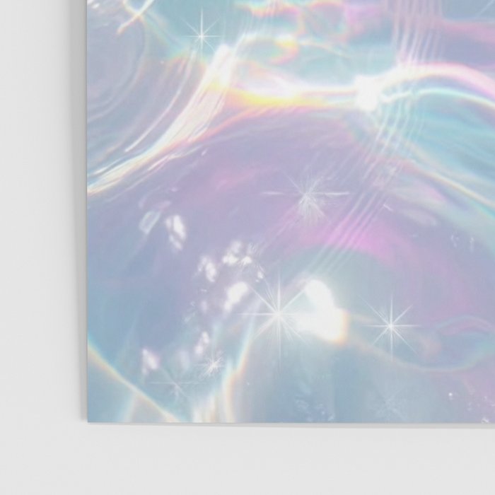 Iridescent Water Glow with Pastel Sparkle Reflections Poster Gallery Image 3