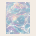 Iridescent Water Glow with Pastel Sparkle Reflections Poster Gallery Image 4